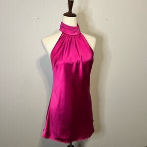 Lovers + Friends Pink Halter Mini Dress